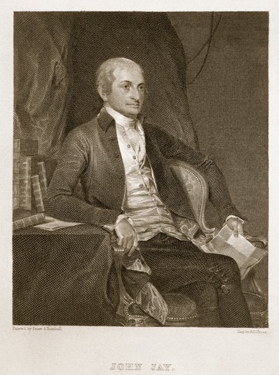 John Jay, graviert von Asher Brown Durand (1796-1886) von G. and Trumbull, J. Stuart